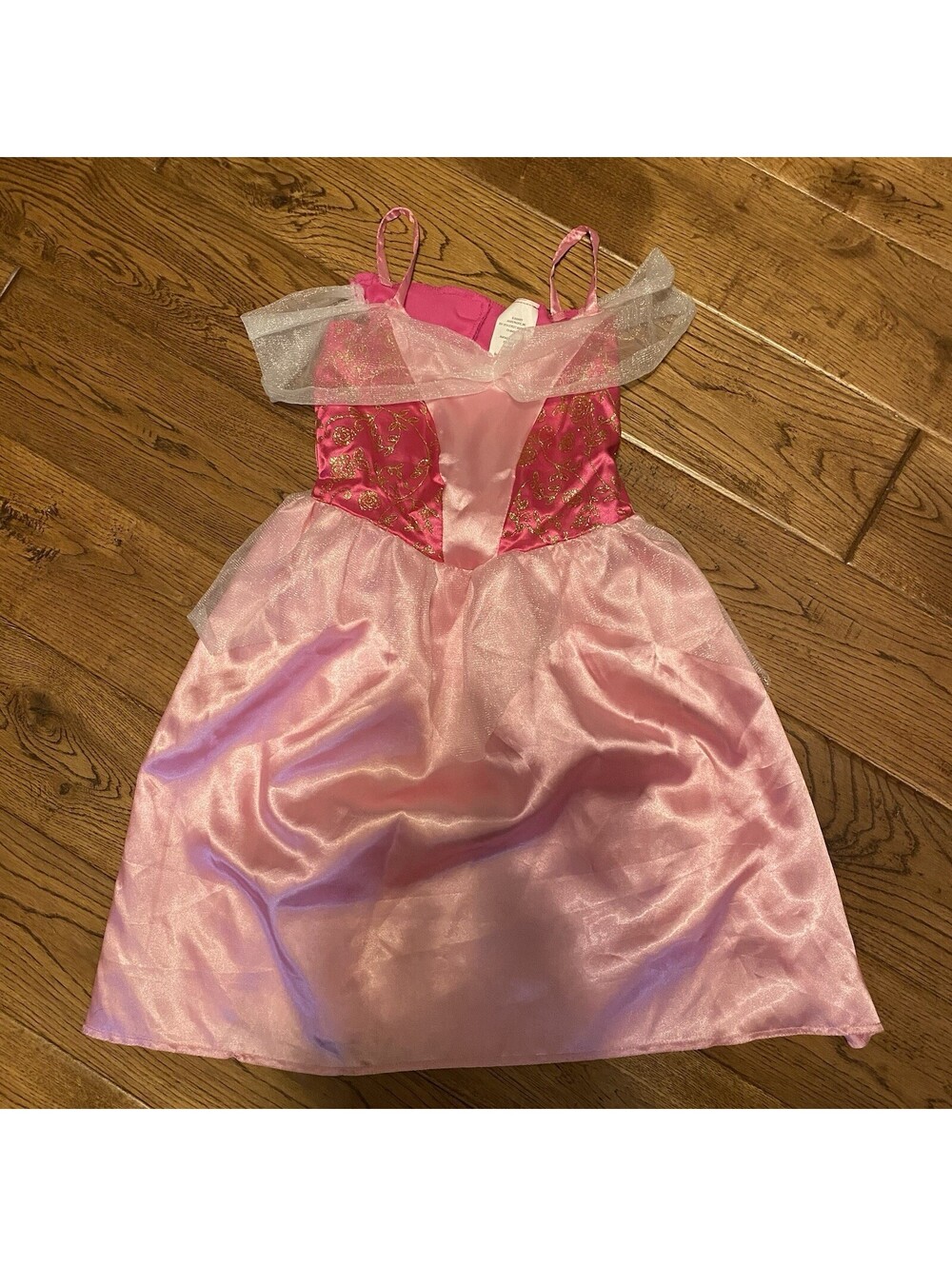 Girls Disney Costume Aurora Sleeping Beauty Jaks Pacific Satin Size Small 4-6x